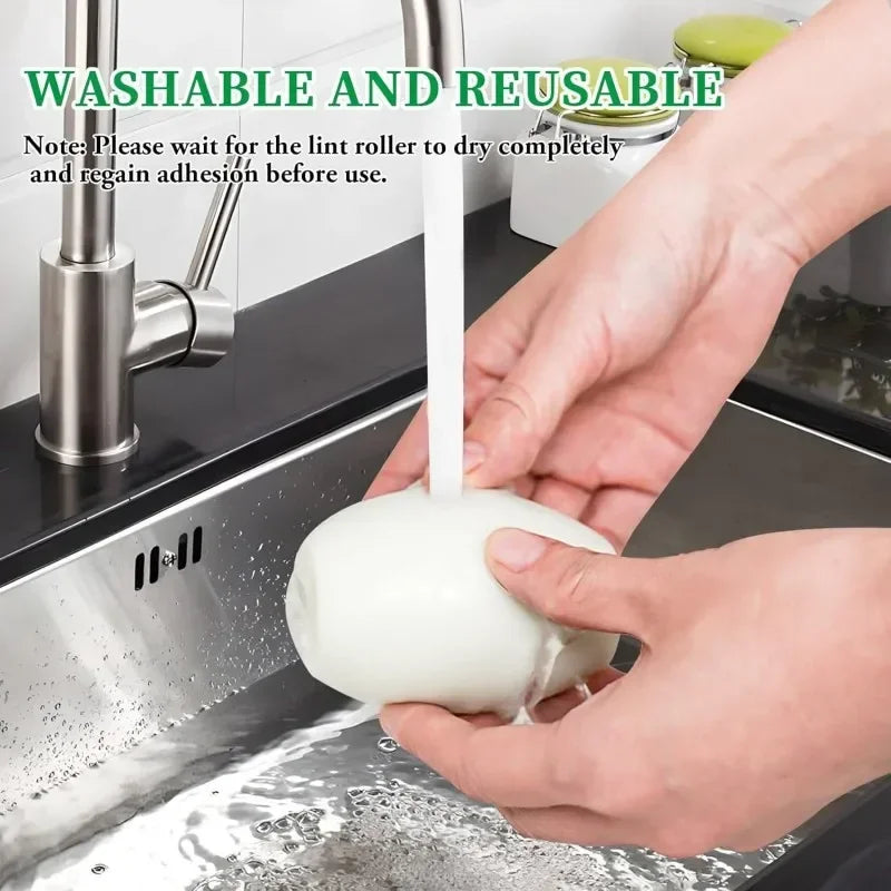 Untamed Reusable Lint Roller Ball 🧳✨ - Portable & Washable Gel Hair Remover-Untamed Treasures-Green - Pack of 1-Untamed Treasures