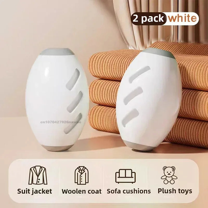 Untamed Reusable Lint Roller Ball 🧳✨ - Portable & Washable Gel Hair Remover-Untamed Treasures-White - Pack of 2-Untamed Treasures