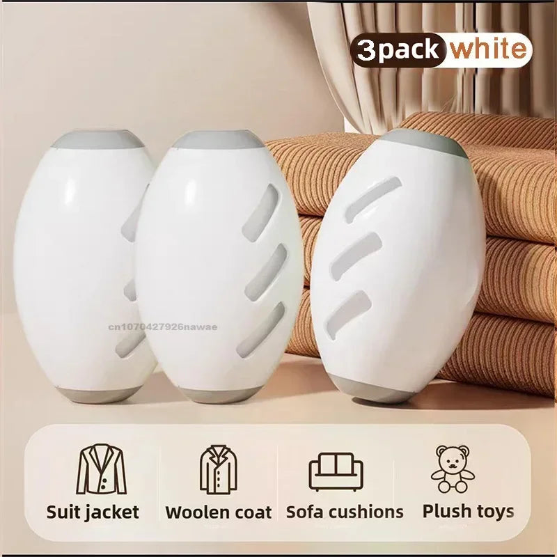 Untamed Reusable Lint Roller Ball 🧳✨ - Portable & Washable Gel Hair Remover-Untamed Treasures-White - Pack of 3-Untamed Treasures